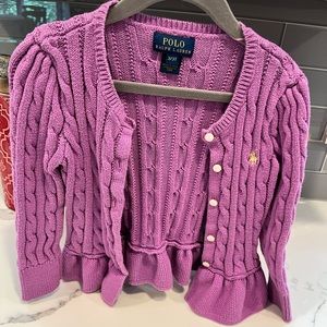 Ralph Lauren girls cardigan .